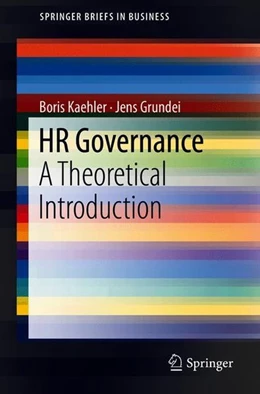 Abbildung von Kaehler / Grundei | HR Governance | 1. Auflage | 2018 | beck-shop.de