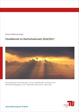 Abbildung von Hildmann / Nehlsen | Clouddienste im Hochschuleinsatz 2016/2017 | 1. Auflage | 2018 | beck-shop.de