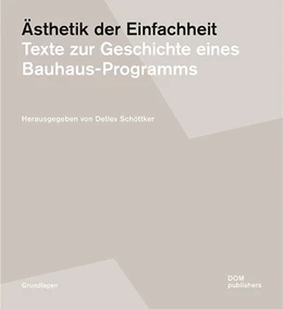 Abbildung von Schöttker | Ästhetik der Einfachheit | 1. Auflage | 2019 | beck-shop.de