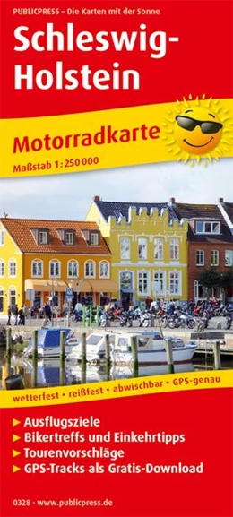 Abbildung von Motorradkarte Schleswig-Holstein 1:250 000 | 6. Auflage | 2018 | beck-shop.de
