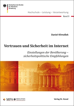 Abbildung von Klimoßek | Vertrauen und Sicherheit im Internet | 1. Auflage | 2018 | 9 | beck-shop.de
