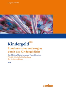 Abbildung von Lange / Lüdecke | Überprüfung volljährig werdende Kinder 2018 | 7. Auflage | 2018 | beck-shop.de