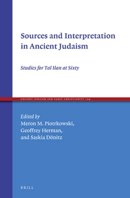 Abbildung von Piotrkowski / Herman | Sources and Interpretation in Ancient Judaism | 1. Auflage | 2018 | 104 | beck-shop.de