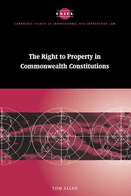 Abbildung von Allen | The Right to Property in Commonwealth Constitutions | 1. Auflage | 2000 | 11 | beck-shop.de