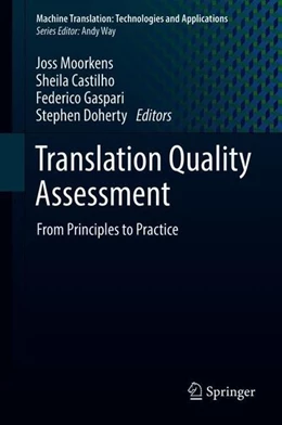 Abbildung von Moorkens / Castilho | Translation Quality Assessment | 1. Auflage | 2018 | beck-shop.de