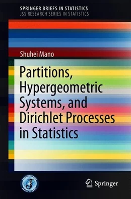 Abbildung von Mano | Partitions, Hypergeometric Systems, and Dirichlet Processes in Statistics | 1. Auflage | 2018 | beck-shop.de