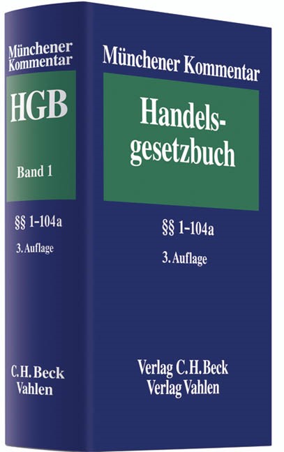 Cover:, Erstes Buch. Handelsstand, §§ 1-104a