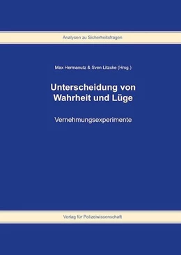 Abbildung von Hermanutz / Litzcke | Unterscheidung von Wahrheit und Lüge | 1. Auflage | 2018 | beck-shop.de