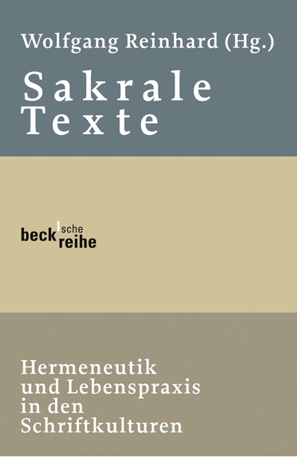 Cover: Wolfgang Reinhard, Sakrale Texte