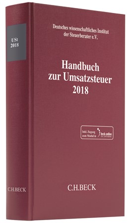 Abbildung von Handbuch zur Umsatzsteuer 2018: USt 2018 | 2019