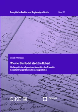 Abbildung von Wyss | Wie viel Bluntschli steckt in Huber? | 1. Auflage | 2018 | beck-shop.de