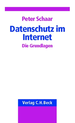 Abbildung von Schaar | Datenschutz im Internet | 1. Auflage | 2002 | beck-shop.de