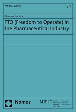Abbildung von Nonaka | FTO (Freedom to Operate) in the Pharmaceutical Industry | 1. Auflage | 2018 | 34 | beck-shop.de