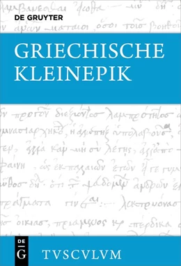 Abbildung von Baumbach / Sitta | Griechische Kleinepik | 1. Auflage | 2019 | beck-shop.de