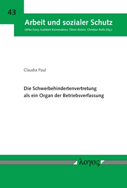 Abbildung von Paul | Die Schwerbehindertenvertretung als ein Organ der Betriebsverfassung | 1. Auflage | 2018 | 43 | beck-shop.de