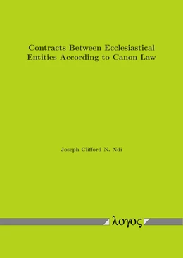 Abbildung von Ndi | Contracts Between Ecclesiastical Entities According to Canon Law | 1. Auflage | 2018 | beck-shop.de
