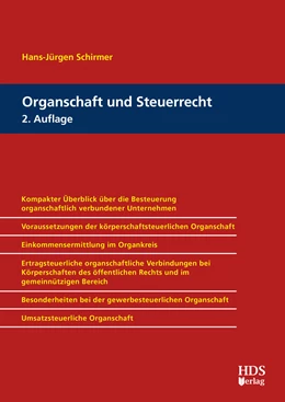 Abbildung von Schirmer | Organschaft und Steuerrecht | 2. Auflage | 2020 | beck-shop.de