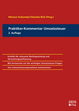Abbildung von Esskandari / Bick (Hrsg.) | Praktiker-Kommentar Umsatzsteuer | 2. Auflage | 2019 | beck-shop.de