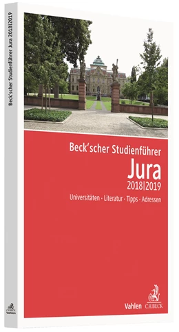 Abbildung von Beck'scher Studienführer Jura Wintersemester 2018/2019 | 1. Auflage | 2018 | beck-shop.de