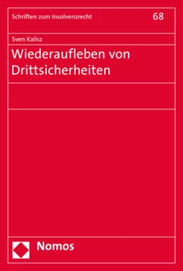Abbildung von Kalisz | Wiederaufleben von Drittsicherheiten | 1. Auflage | 2019 | 68 | beck-shop.de