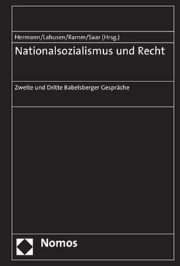Abbildung von Hermann / Lahusen | Nationalsozialismus und Recht | 1. Auflage | 2018 | beck-shop.de