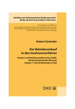 Abbildung von Gmünder | Der Betriebsverkauf in den Insolvenzverfahren | 1. Auflage | 2018 | Band 29 | beck-shop.de