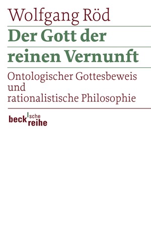 Cover: Wolfgang Röd, Der Gott der reinen Vernunft