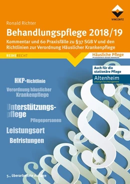 Abbildung von Richter | Behandlungspflege 2018/19 | 5. Auflage | 2018 | beck-shop.de