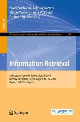 Abbildung von Braslavski / Karpov | Information Retrieval | 1. Auflage | 2015 | beck-shop.de