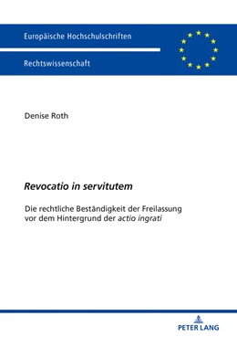 Abbildung von Roth | «Revocatio in servitutem» | 1. Auflage | 2018 | beck-shop.de