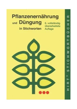 Abbildung von Finck | Pflanzenernährung und Düngung in Stichworten | 6. Auflage | 2007 | beck-shop.de