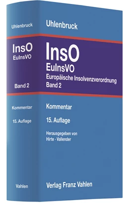 Abbildung von Uhlenbruck | Insolvenzordnung: InsO, Band 2: EuInsVO | 15. Auflage | 2020 | beck-shop.de