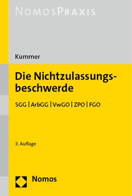 Abbildung von Kummer | Die Nichtzulassungsbeschwerde | 3. Auflage | 2026 | beck-shop.de