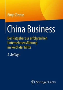 Abbildung von Zinzius | China Business | 3. Auflage | 2018 | beck-shop.de