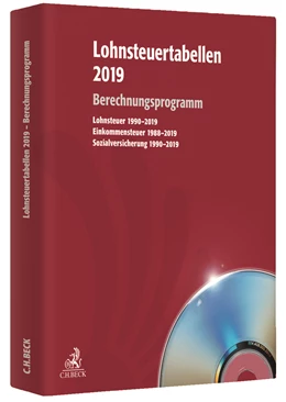 Abbildung von Lohnsteuertabellen 2019 • CD-ROM | 1. Auflage | 2019 | beck-shop.de