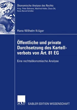 Abbildung von Krüger | Öffentliche und private Durchsetzung des Kartellverbots von Art. 81 EG | 1. Auflage | 2007 | beck-shop.de