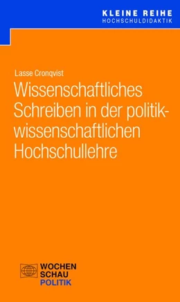 Abbildung von Cronqvist | Wissenschaftliches Schreiben in der politikwissenschaftlichen Hochschullehre | 1. Auflage | 2018 | beck-shop.de