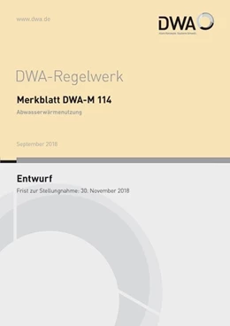 Abbildung von Merkblatt DWA-M 114 Abwasserwärmenutzung (Entwurf) | 1. Auflage | 2018 | beck-shop.de
