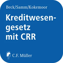 Abbildung von C.F. Müller Beratermodul Kreditwesengesetz mit CRR | 1. Auflage | | beck-shop.de