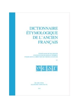 Abbildung von Städtler | Dictionnaire étymologique de l’ancien français (DEAF). Buchstabe E. Fasc. 1 | 1. Auflage | 2019 | beck-shop.de