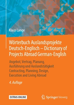 Abbildung von Lange | Wörterbuch Auslandsprojekte Deutsch-Englisch – Dictionary of Projects Abroad German-English | 4. Auflage | 2019 | beck-shop.de