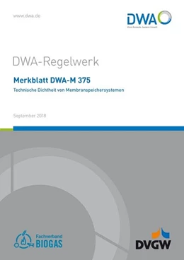 Abbildung von Merkblatt DWA-M 375 Technische Dichtheit von Membranspeichersystemen | 1. Auflage | 2018 | beck-shop.de