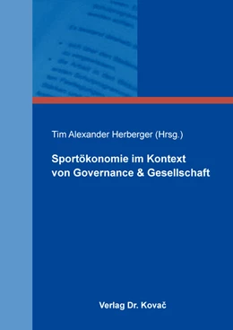 Abbildung von Herberger | Sportökonomie im Kontext von Governance & Gesellschaft | 1. Auflage | 2018 | 20 | beck-shop.de