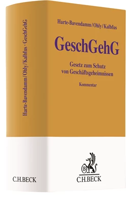 Abbildung von Harte-Bavendamm / Ohly | GeschGehG | 1. Auflage | 2020 | beck-shop.de