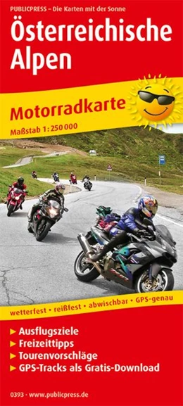 Abbildung von Motorradkarte Österreichische Alpen 1 : 250 000 | 2. Auflage | 2018 | beck-shop.de