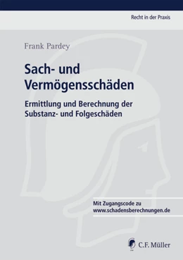 Abbildung von Pardey | Sach- und Vermögensschäden | 1. Auflage | 2019 | beck-shop.de