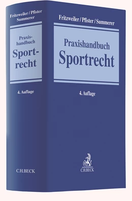 Abbildung von Fritzweiler / Pfister | Praxishandbuch Sportrecht | 4. Auflage | 2020 | beck-shop.de