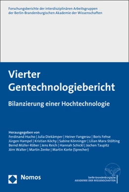 Abbildung von Hucho / Diekämper | Vierter Gentechnologiebericht | 1. Auflage | 2018 | beck-shop.de