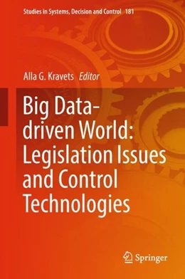 Abbildung von Kravets | Big Data-driven World: Legislation Issues and Control Technologies | 1. Auflage | 2018 | beck-shop.de