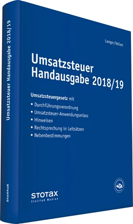 Abbildung von Umsatzsteuer Handausgabe 2018/19 | 1. Auflage | 2019 | beck-shop.de